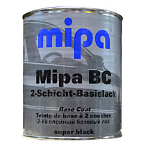 Базовая краска MIPA Super Black, уп.1л - 2100 р