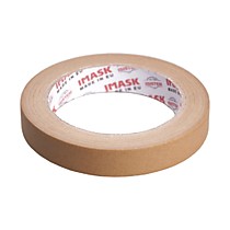 40м х 18мм Малярная бумажная клейкая лента IMASK коричневая  80C (шт.)