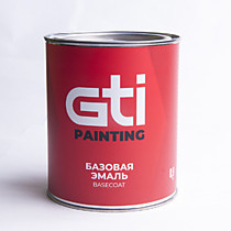 Базовая автоэмаль металлик "GTI Painting" уп. 0,9кг
