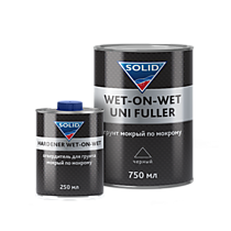 535.7525.2 SOLID PROF WET-ON-WET BLACK UNI FULLER (750+250мл.) - грунт мокрый по мокрому, черный