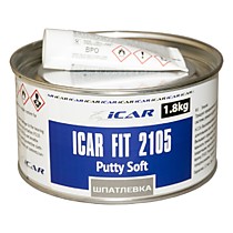 Шпатлевки ПЭ, Грунтовки акриловые 2К, Лак ICAR UK