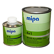 Грунт акриловый 2К 4+1 Acrylfiller, hellgrau, MIPA, 2К 4+1 Acrylfiller+H5 extra kurz,  уп.1+0.25л