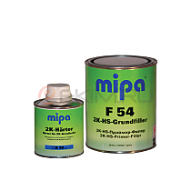 Грунт СЕРЫЙ автомобильный акриловый Mipa F54 2K HS 4+1 Grundfiller 1л. с отвердителем Н5 0,25 л.- 1500 р..