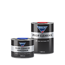 523.150150 SOLID PROF CLEAR HS (1000+500мл) - 2K лак системы HS в компл. с отвердителем. - 1700 р.