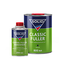 339.8021 SOLID Classic Fuller HS (800+200 мл) - грунт-наполнитель 4:1 (комп.), цв: черный + отверд.