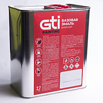 Базовая автоэмаль металлик "GTI Painting" уп.2,7кг