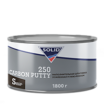 243.01800 SOLID 250 CARBON PUTTY (фасовка 1800 гр) наполнительная шпатлевка, усиленная углеволокном